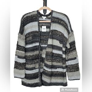 NWT J Jill Striped Sweater Sz Med Petite